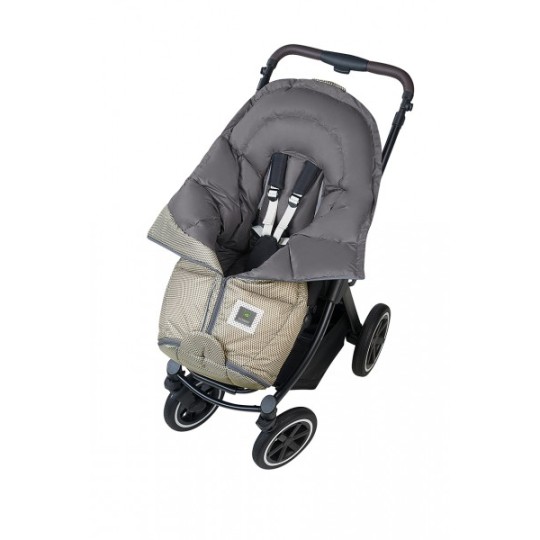 Baby Nest - Sacco per passeggino Mucki Donny Fashion - Colori Baby Nest: Sand Grey