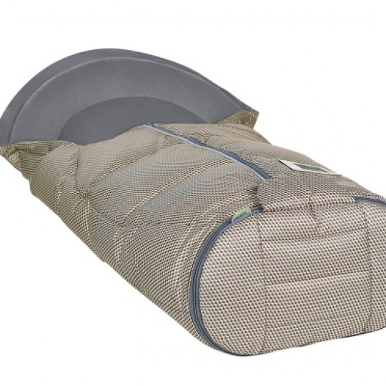 Baby Nest - Sacco per passeggino Mucki Donny Fashion - Colori Baby Nest: Sand Grey
