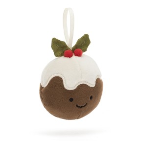 Jellycat - Peluche morbido Budino - Da appendere all'albero