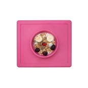 Ezpz - Tovaglietta con scodella ventosa silicone antiscivolo - Colore: Rosa