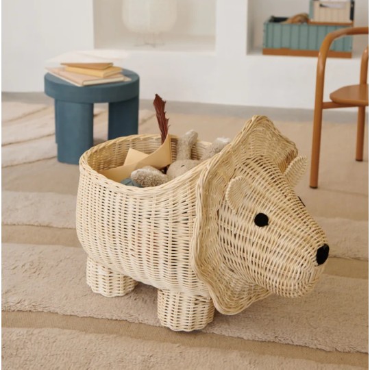 Liewood - Cesta in rattan Leone Anya