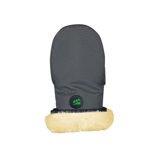 Baby Nest - Muffole Scaldamani con pelo - Colori Baby Nest: Anthrazit