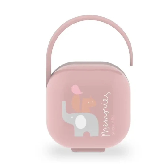 Suavinex - Scatola portaciuccio universale - Colore: Rosa