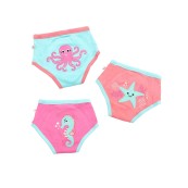 Zoocchini - Mutandine di apprendimento 3/4 Anni - Training Pants - Disegno: Oceano Bimba 2