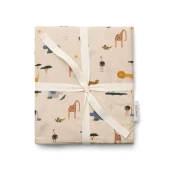 Liewood - Set Copripiumino e federa Carl - 140x200 cm - 100% Cotone Biologico - Colore Liewood: Safari Sandy