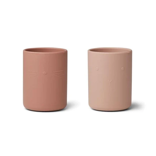 Liewood - Bicchieri in silicone Ethan - 2 pezzi - Colore Liewood: Rose