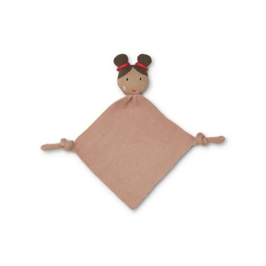 Liewood - Doudou in cotone Agnete - 100% Cotone Biologico - Colore Liewood: Doll / Rose