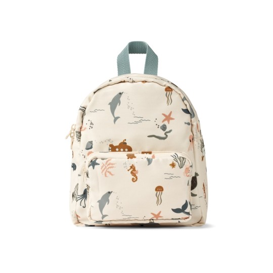 Liewood - Zainetto per bambini Allan - Da 3 anni - Colore Liewood: Sea Creature / Sandy
