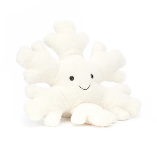Jellycat - Peluche morbido Fiocco di Neve
