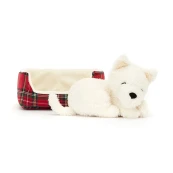 Jellycat - Peluche morbido Cagnolino Nipper addormentato