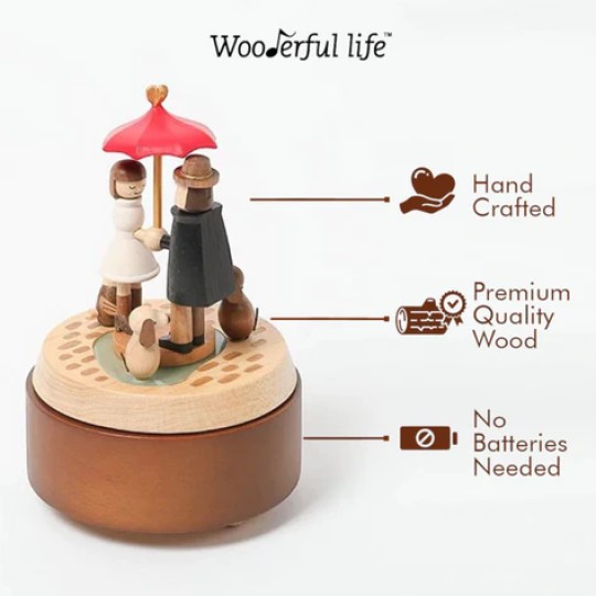 Wooderful Life - Carillon in legno Love Umbrella. Acquistalo ora sul nostro  e-shop!