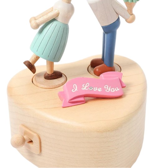 Wooderful Life - Carillon in legno il Bacio