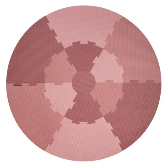 Sebra - Tappeto gioco Puzzle  - Ø122cm - Colore: Blossom Pink