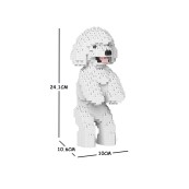 Jecka - Puzzle 3D Barboncino bianco in piedi