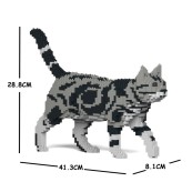 Jecka - Puzzle 3D Gatto grigio