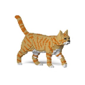 Jecka - Puzzle 3D Gatto arancione