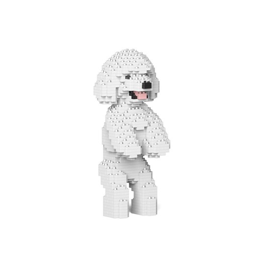 Jecka - Puzzle 3D Barboncino bianco in piedi