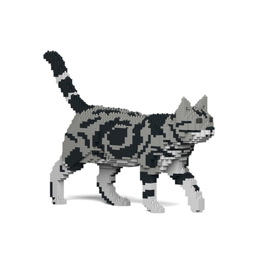 Jecka - Puzzle 3D Gatto grigio