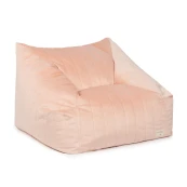 Nobodinoz - Pouf Chelsea Velvet - 72x75x42 cm - Eco-Velluto - Colori Nobodinoz: Bloom Pink