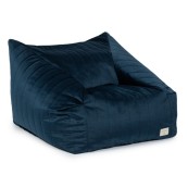 Nobodinoz - Pouf Chelsea Velvet - 72x75x42 cm - Eco-Velluto - Colori Nobodinoz: Night Blue