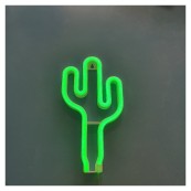 Ginga - Neon con luce a LED - Facile da appendere - Versioni Ginga: Cactus