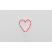 Ginga - Neon con luce a LED - Facile da appendere - Versioni Ginga: Heart