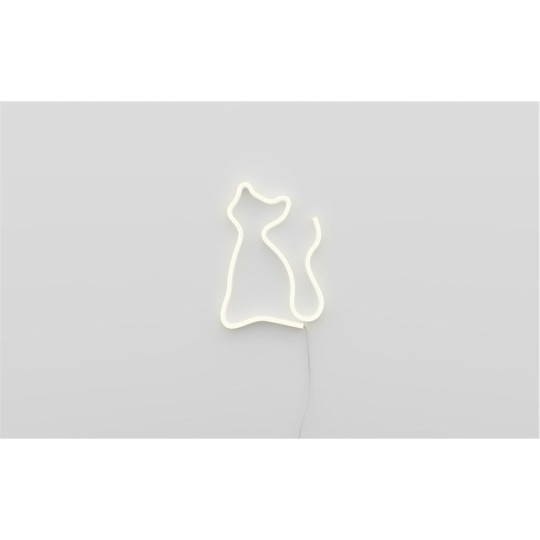 Ginga - Neon con luce a LED - Facile da appendere - Versioni Ginga: Kitty