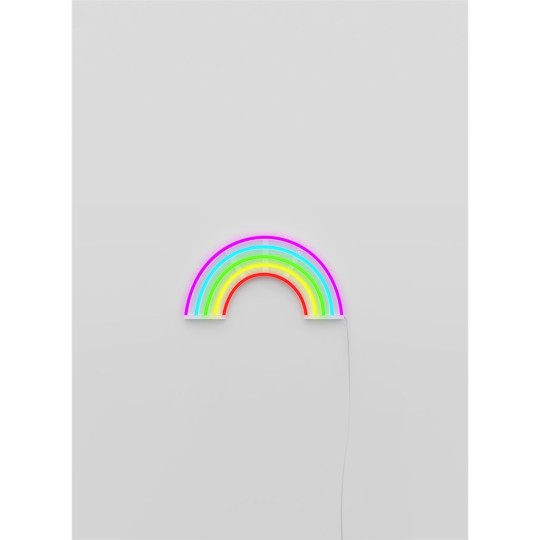 Ginga - Neon con luce a LED - Facile da appendere - Versioni Ginga: Rainbow