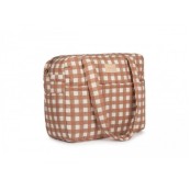 Nobodinoz - Borsa Organizer per Passeggino Hyde Park - 38x33x16 cm - Colori Nobodinoz: Terracotta Checks