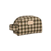 Nobodinoz - Trousse da viaggio impermeabile - 26x15x10 cm - Colori Nobodinoz: Green Checks