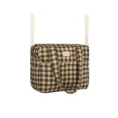 Nobodinoz - Borsa Organizer per Passeggino Hyde Park - 38x33x16 cm - Colori Nobodinoz: Green Checks