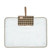 Nobodinoz - Fasciatoio da viaggio impermeabile Hyde Park - 70x50 cm - Colori Nobodinoz: Green Checks