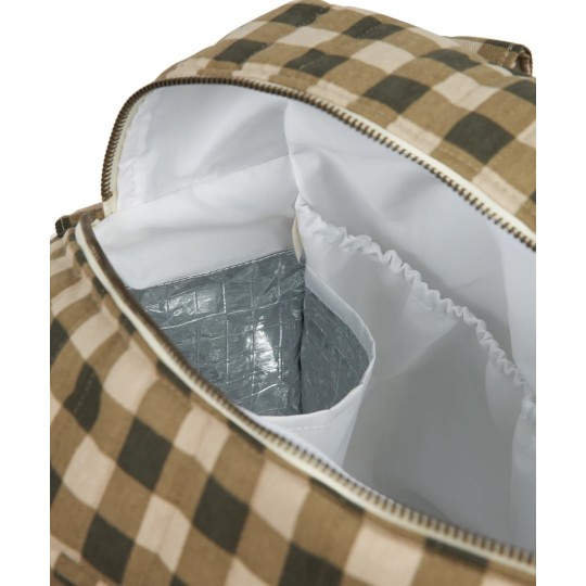 Nobodinoz - Borsa Organizer per Passeggino Hyde Park - 38x33x16 cm - Colori Nobodinoz: Green Checks