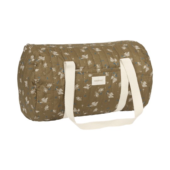 Nobodinoz - Borsa Weekend  - 45x30x30 - 100% Cotone organico - Colori Nobodinoz: Brown Lilac