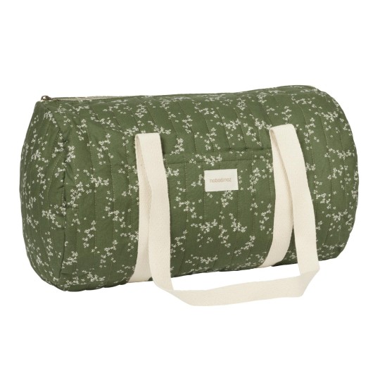 Nobodinoz - Borsa Weekend  - 45x30x30 - 100% Cotone organico - Colori Nobodinoz: Green Jasmin