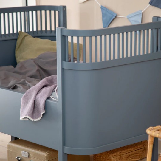 Sebra - Lettino evolutivo Baby e Junior- Juno - Dal 1942 - Varianti Sebra: Forest Lake Blue