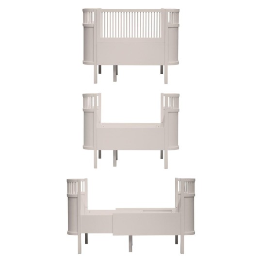 Sebra - Lettino evolutivo Baby e Junior- Juno - Dal 1942 - Varianti Sebra: Birchbark Beige