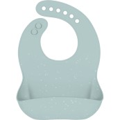 Lassig - Bavaglino in silicone - 2 pezzi - Colore: Azzurro