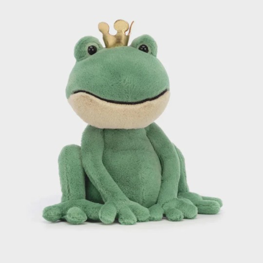 Jellycat - Peluche morbido Fabian il principe ranocchio