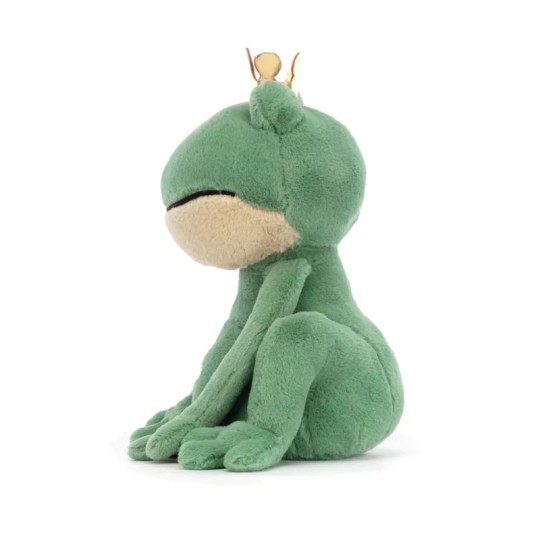 Jellycat - Peluche morbido Fabian il principe ranocchio