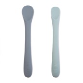 Soina - Set cucchiaini per lo svezzamento - Dai 5/6 mesi - Colori Soina: Grigio Perla