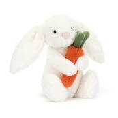 Jellycat - Peluche morbido Coniglio con carote