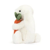 Jellycat - Peluche morbido Coniglio con carote