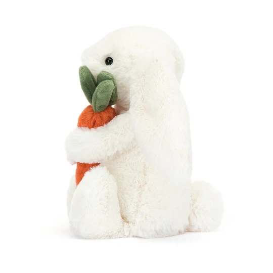 Jellycat - Peluche morbido Coniglio con carote