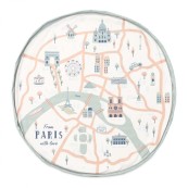 Play&Go - Sacco Portagiochi e Tappeto 2 in 1 - Cotone - Colore: Mappa di Parigi