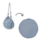 Play&Go - Sacco portagiochi e tappeto Organic - Play&Go: Dusty Blue