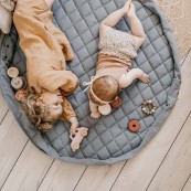 Play&Go - Sacco portagiochi e tappeto Organic - Play&Go: Dusty Blue