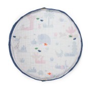 Play&Go - Sacco Portagiochi e Tappeto 2 in 1 - Cotone - Colore: Les Toupitis