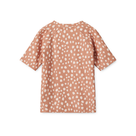 Liewood - Maglia maniche corte Anti UV Noah - 56cm (1-2 mesi) - Colore Liewood: Leo spots / Tuscany rose