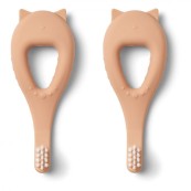 Liewood - Spazzolino da denti Janelle in silicone - Set da 2 - Colore Liewood: Tuscany Rose